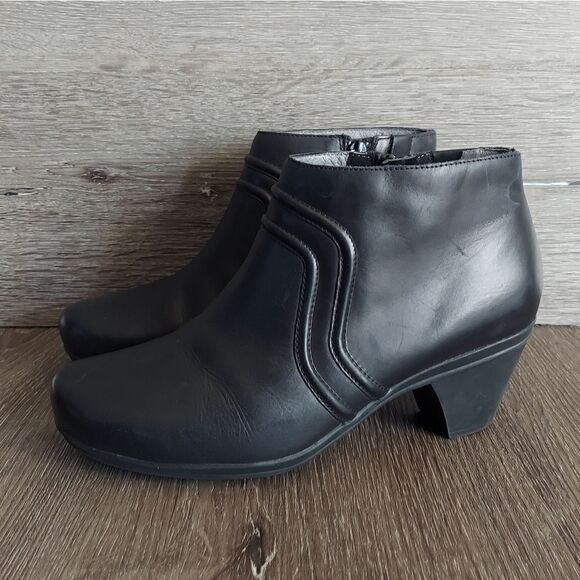 ABEO B.I.O.system Raegan Neutral Black | Womens Ankle Boots Size 8.5 Narrow - Picture 3 of 9